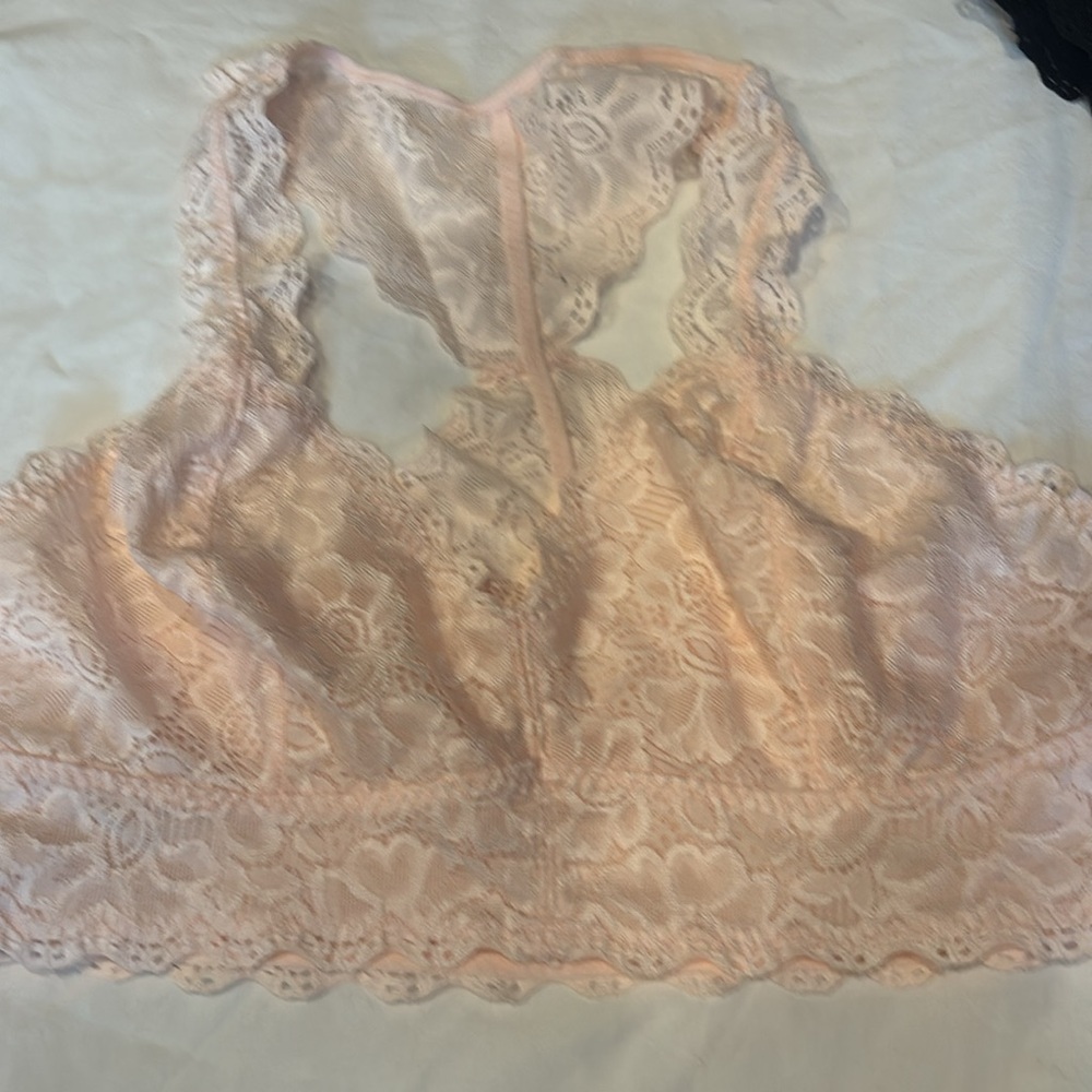Felina Lace Bralette Trio - Black, Cream, Gray - Picture 3 of 13